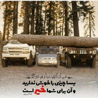 وعسی ان تکرهوا شیئا....